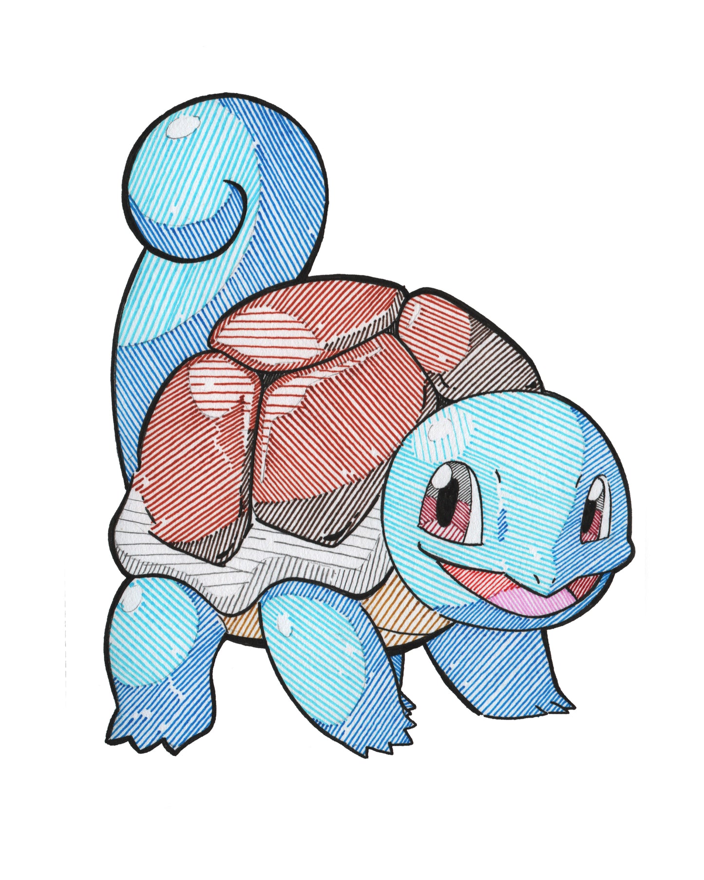 Squirtle Sticker (Kanto Pokédex)