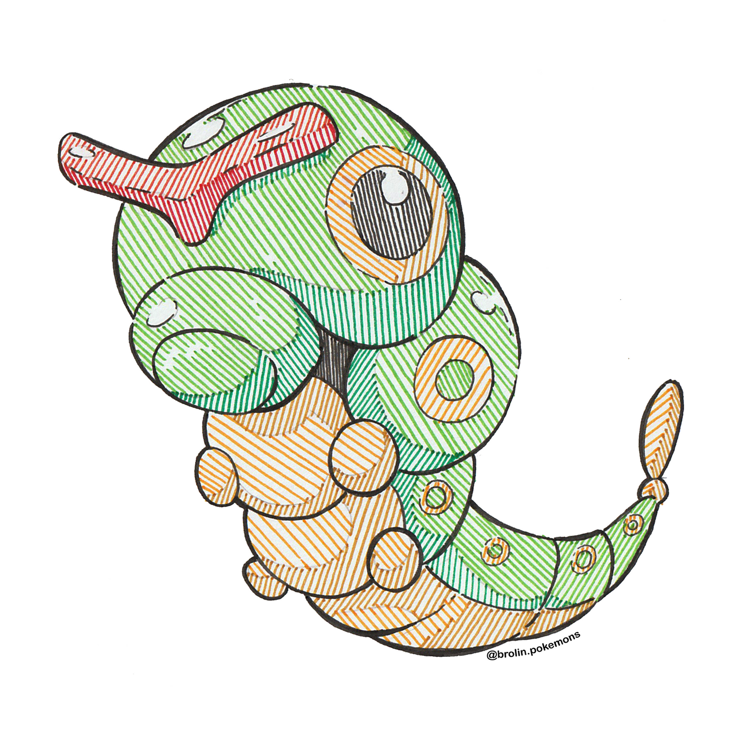 Caterpie Sticker