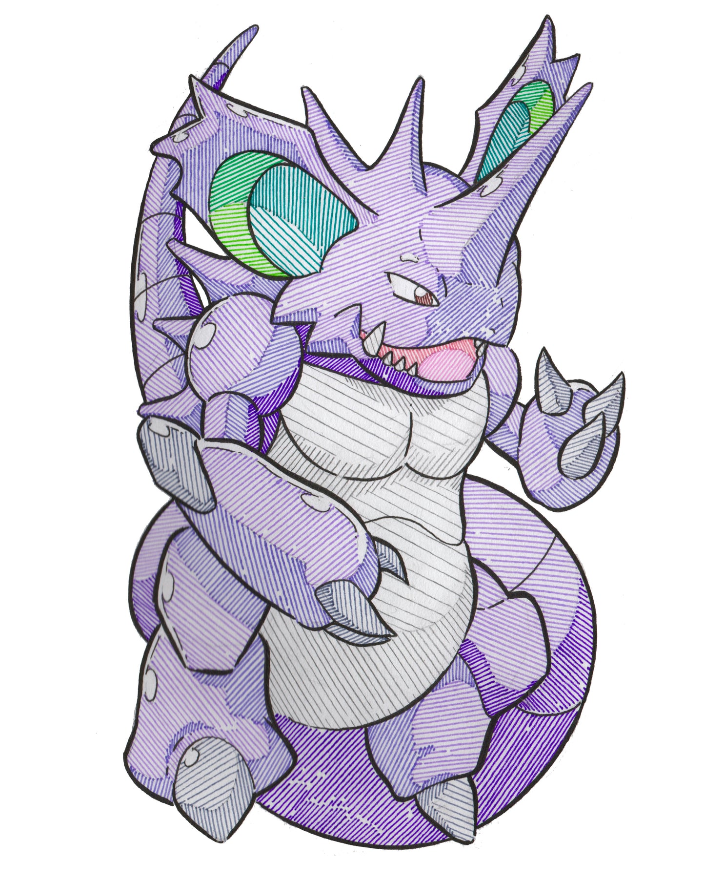 Nidoking Sticker Type 2