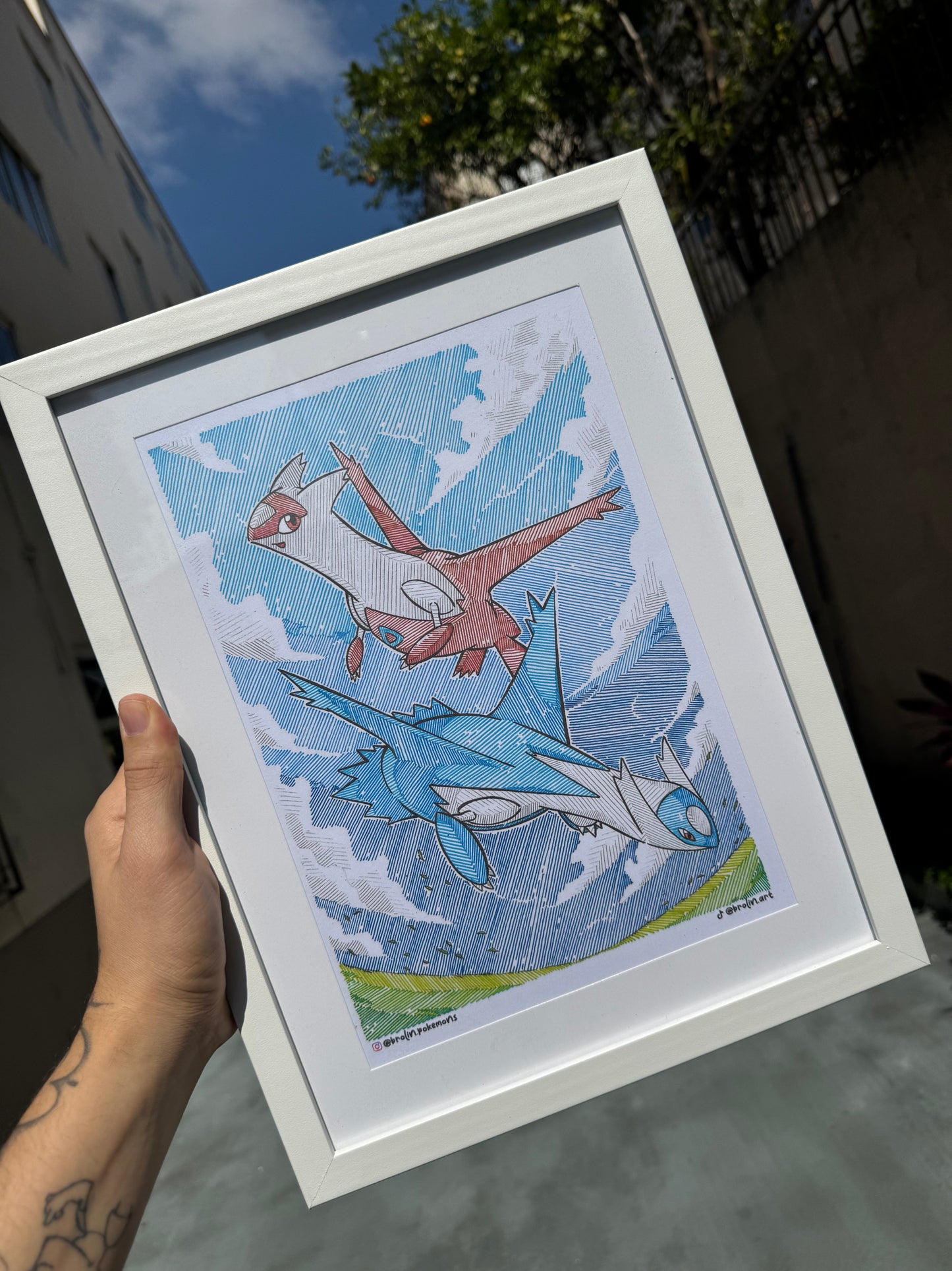 Latios & Latias Print