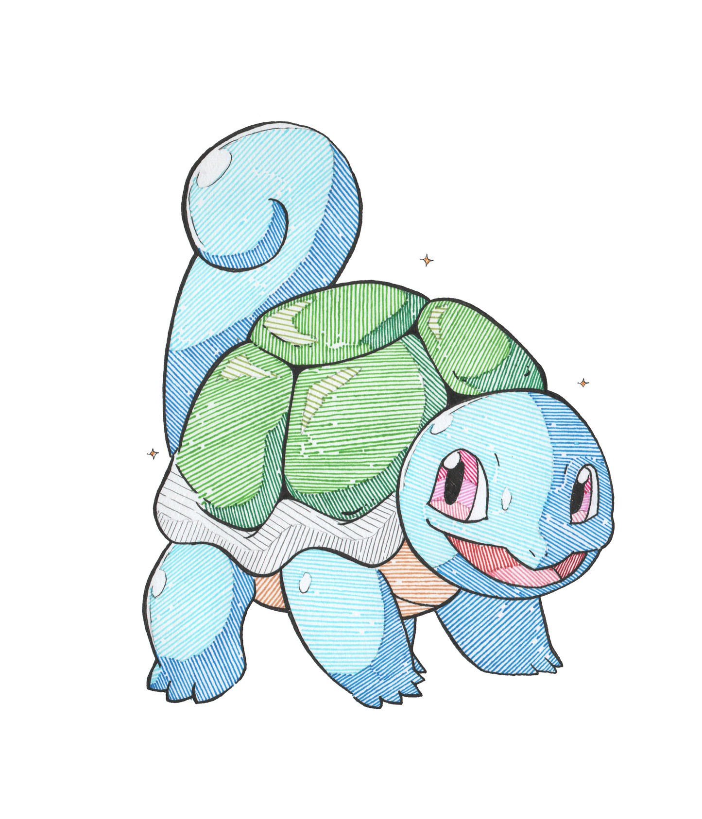 Shiny Squirtle Sticker