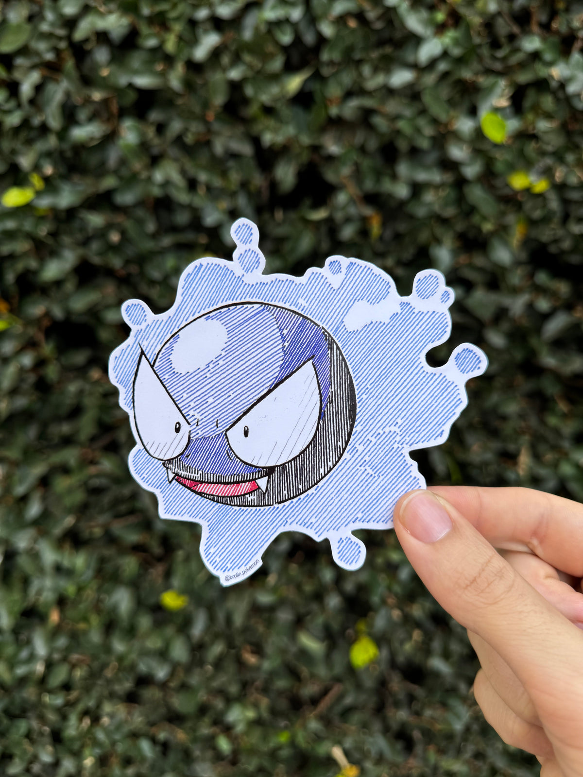 Gastly Sticker