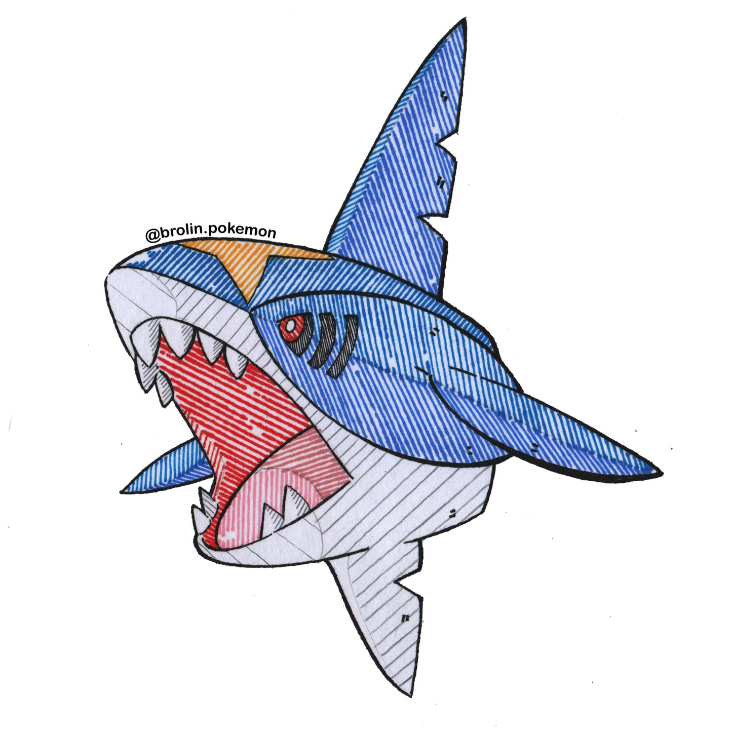 Sharpedo Sticker