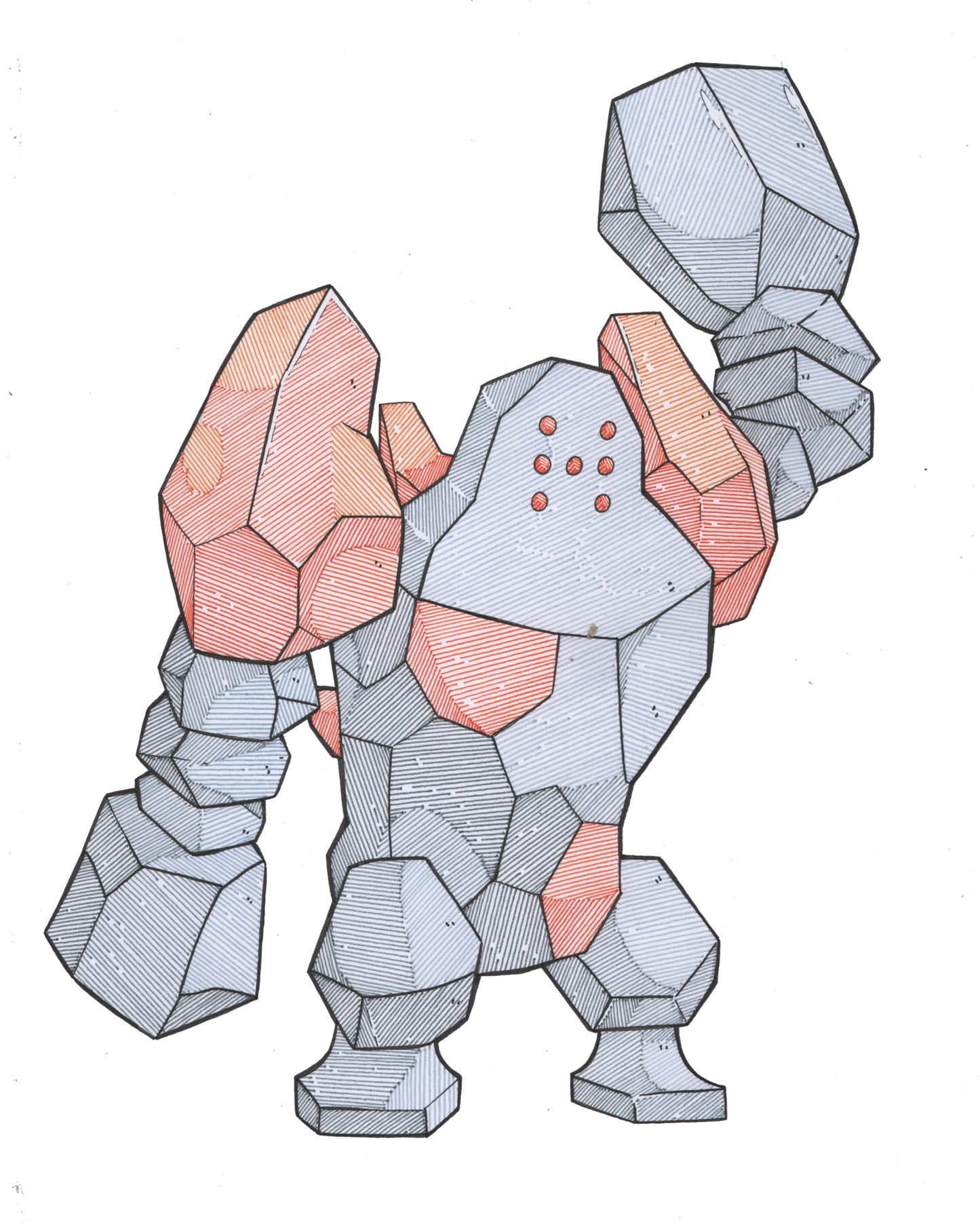 Regirock Print - A4 Size
