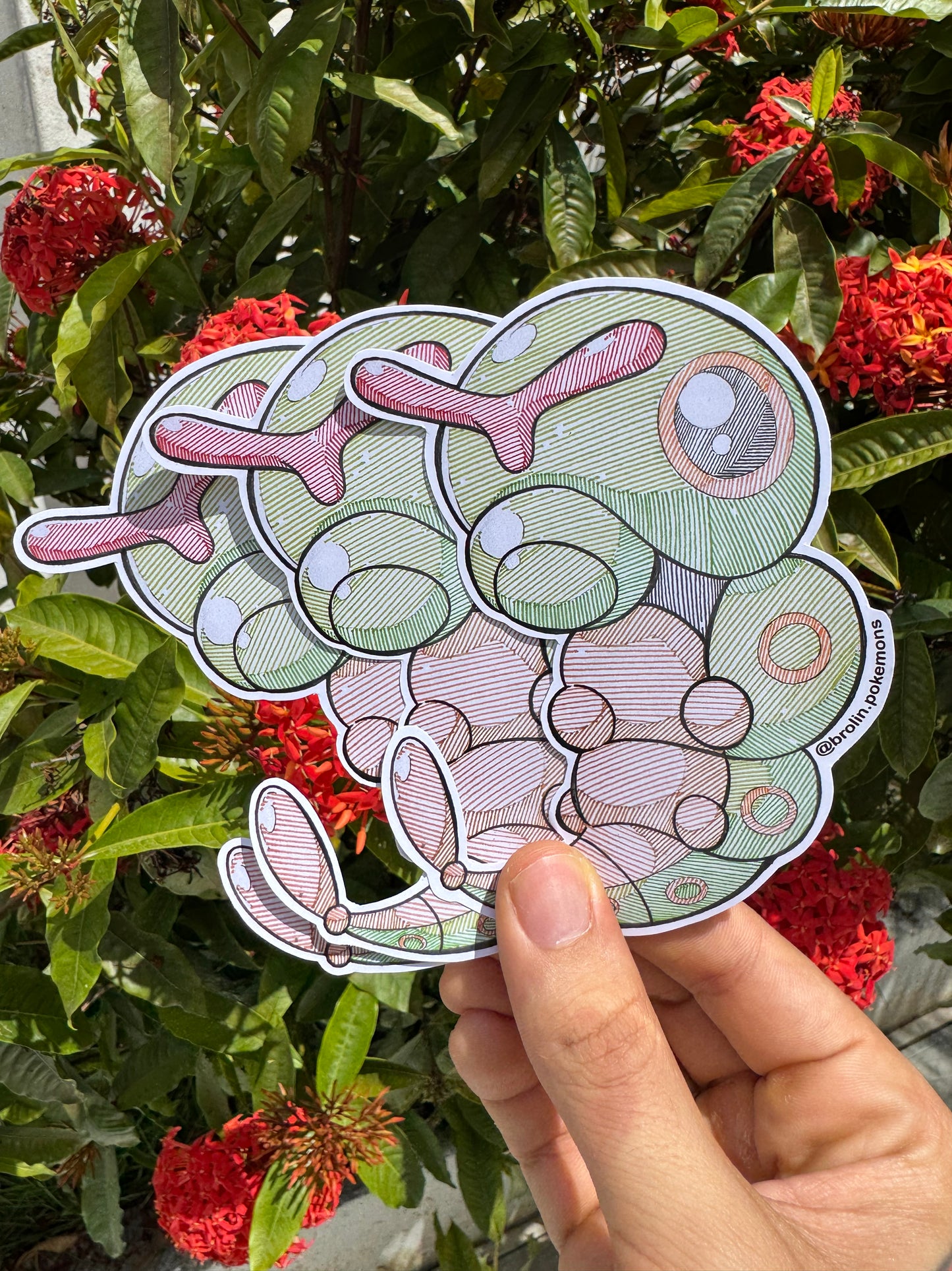 Caterpie Sticker (Kanto Pokédex)