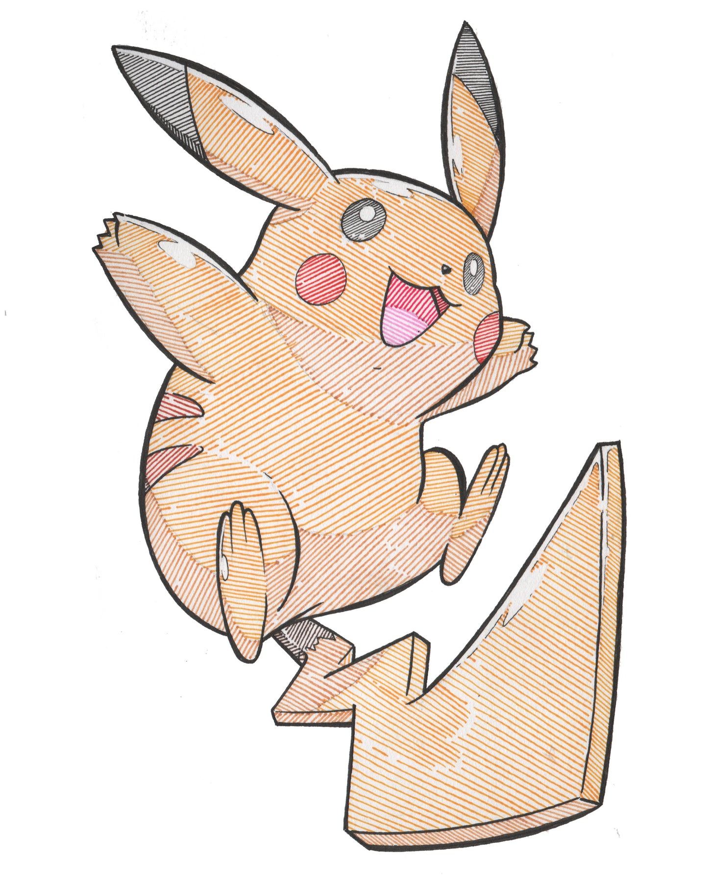 Pikachu Sticker (Kanto Pokédex)