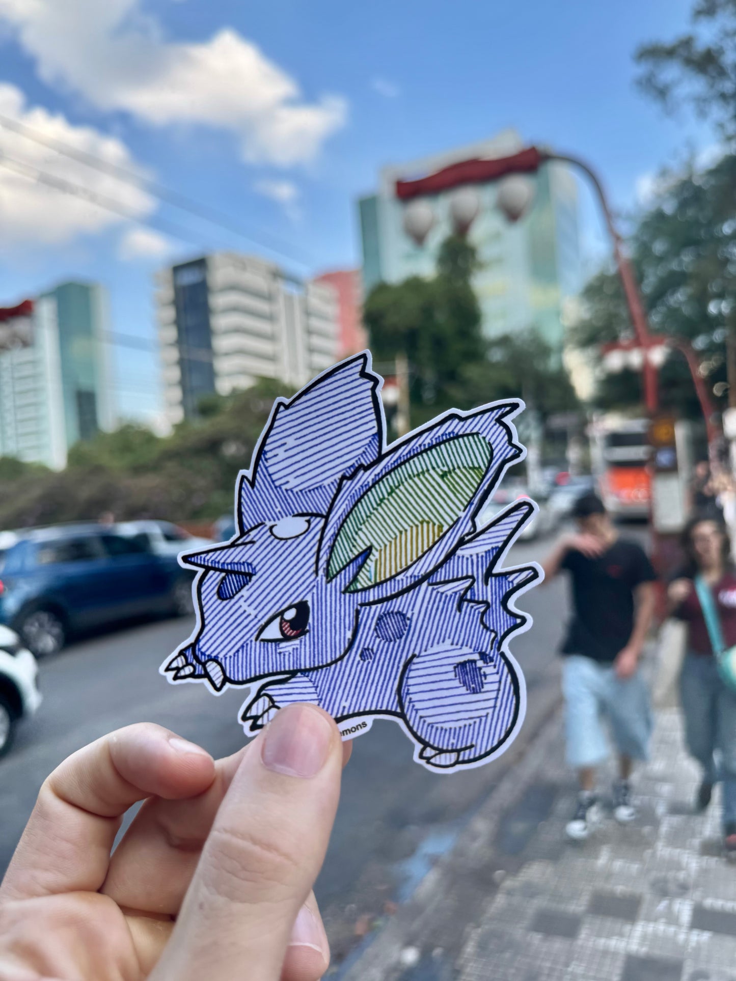 Nidoran (Male) Sticker - Small Size