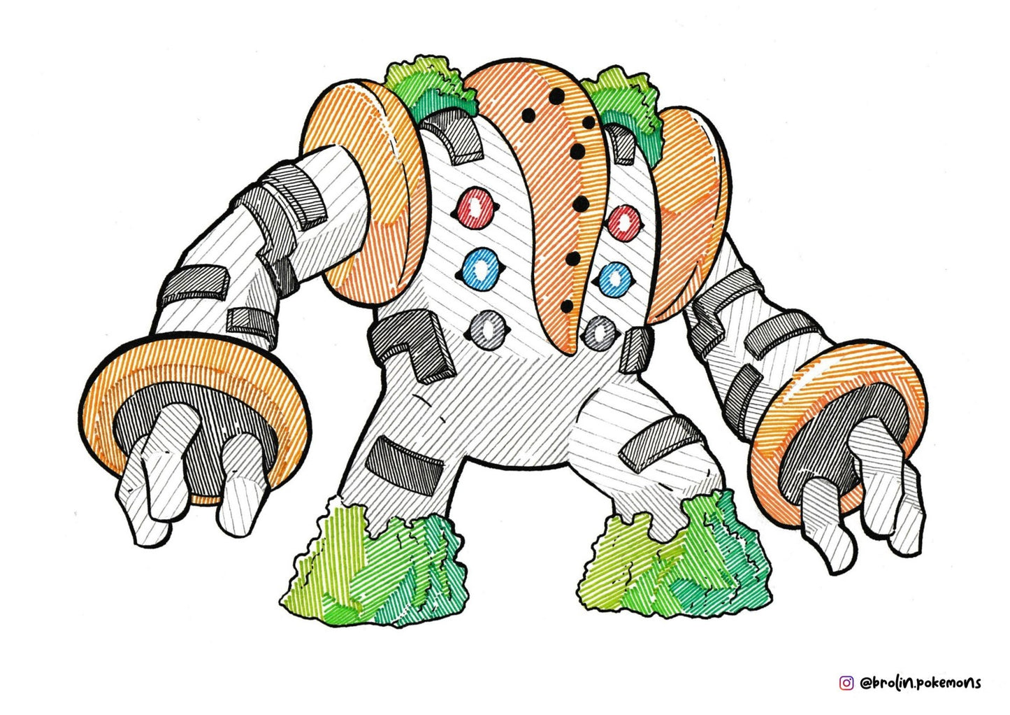 Regigigas Print - A4 Size