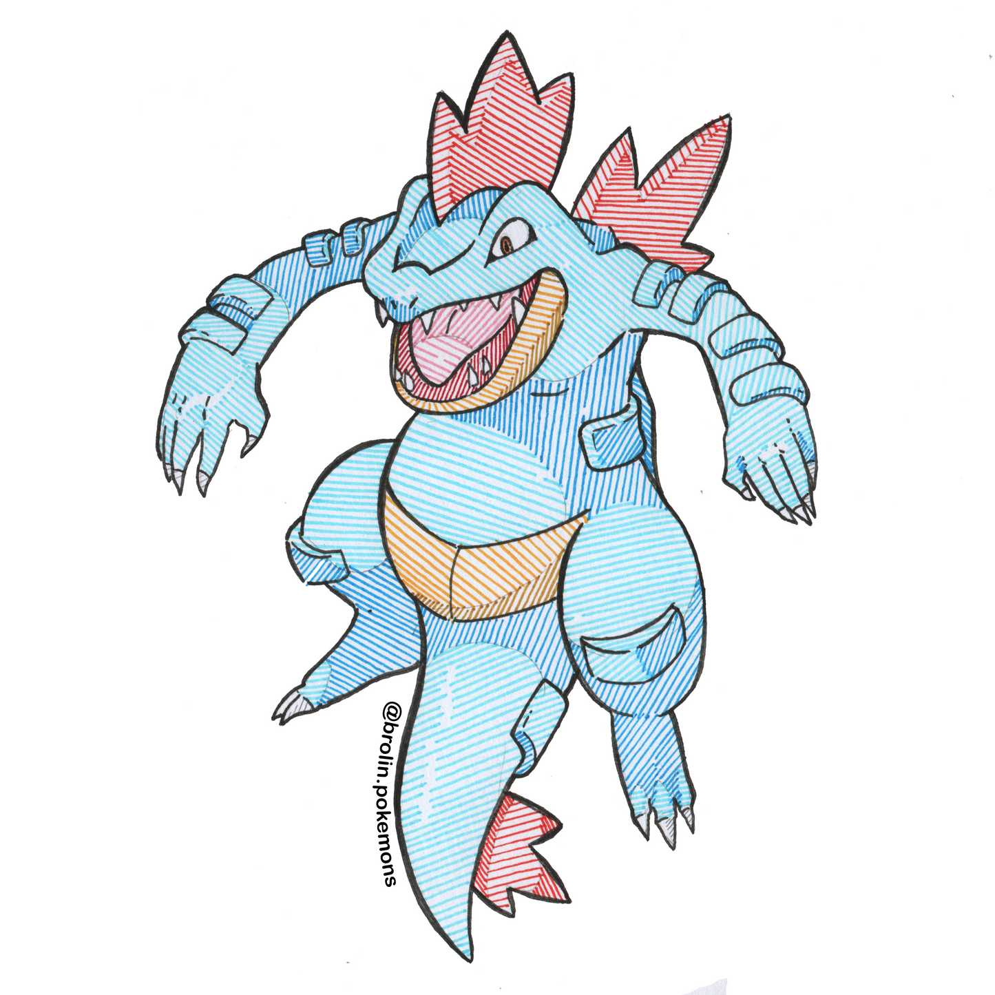 Feraligatr Sticker - Type 2