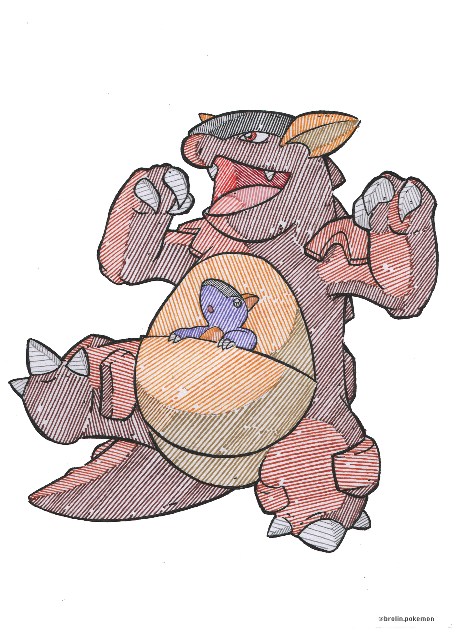 Kangaskhan Print