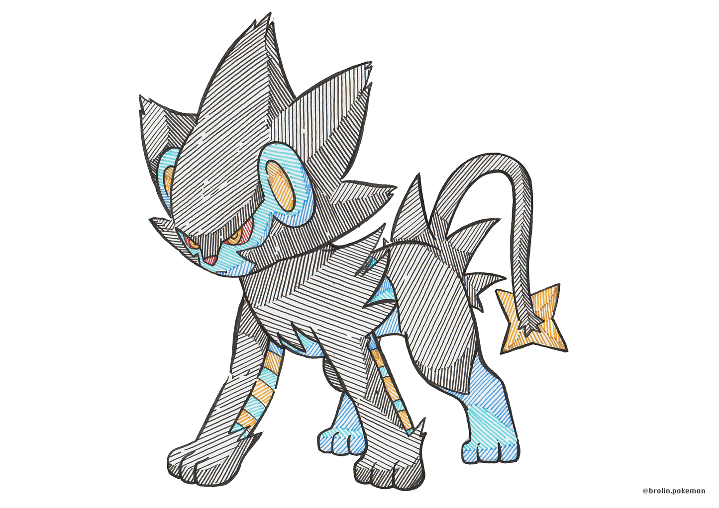 Luxray Print