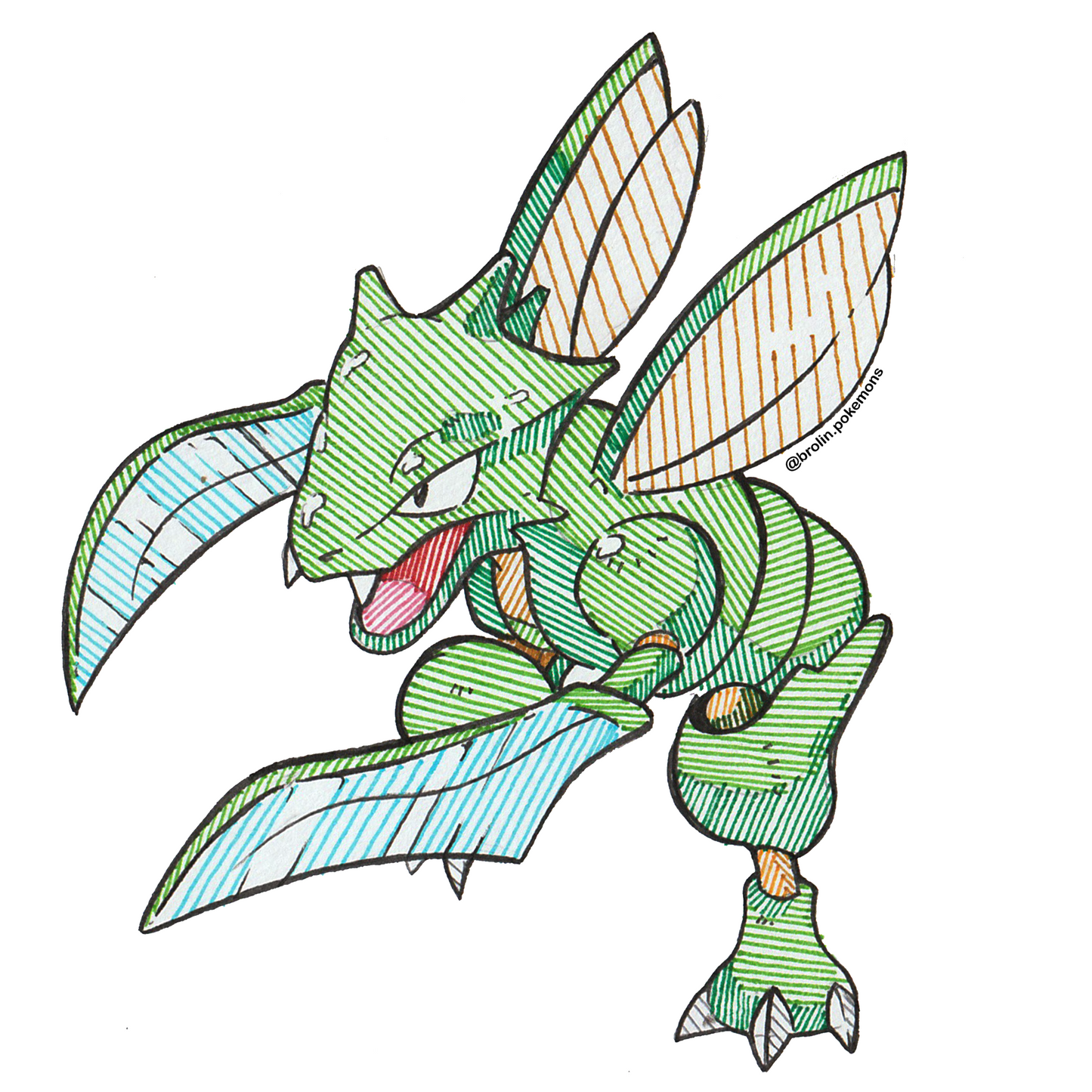 Scyther - Sticker
