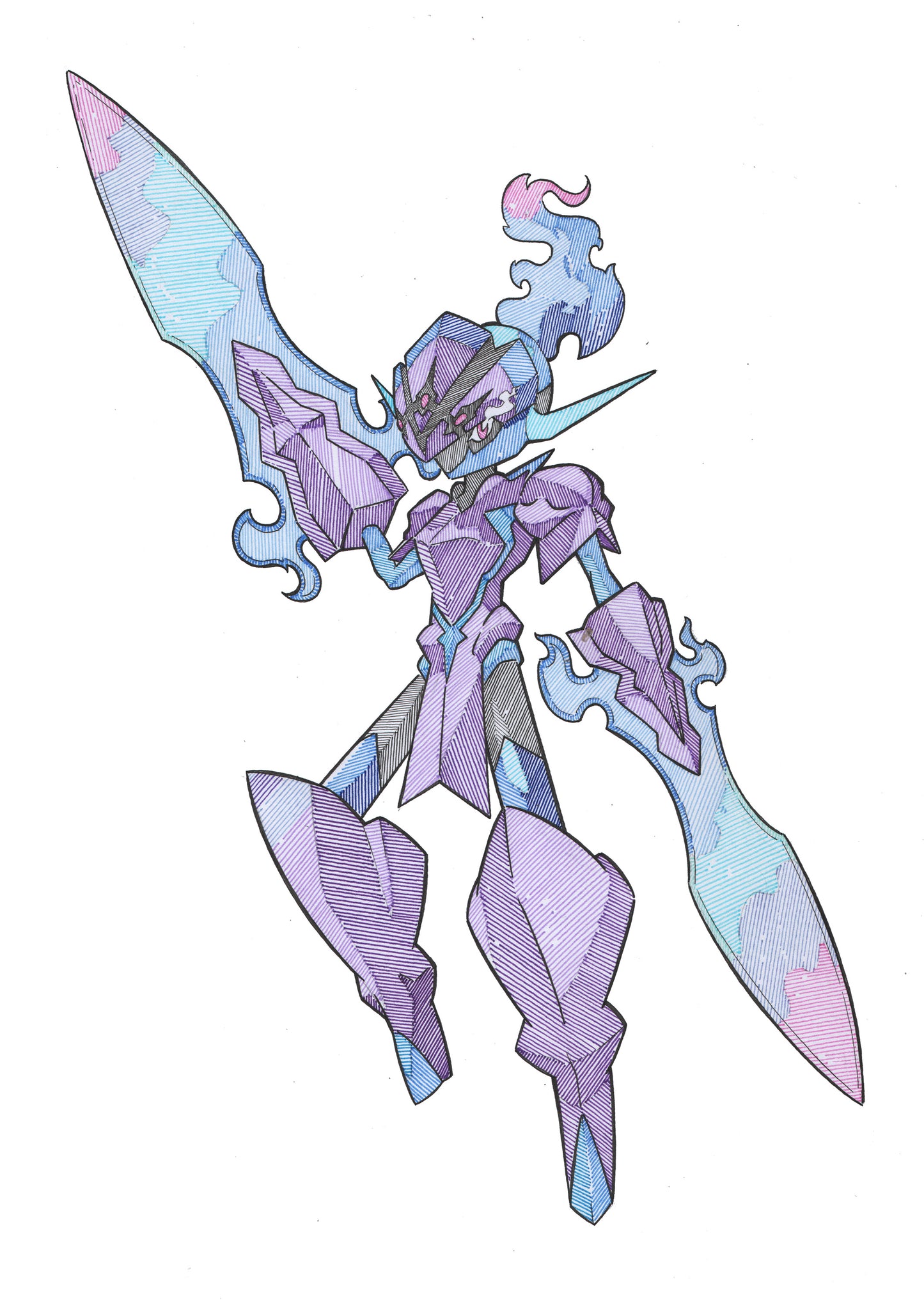 Ceruledge (Original Art / Arte Original)