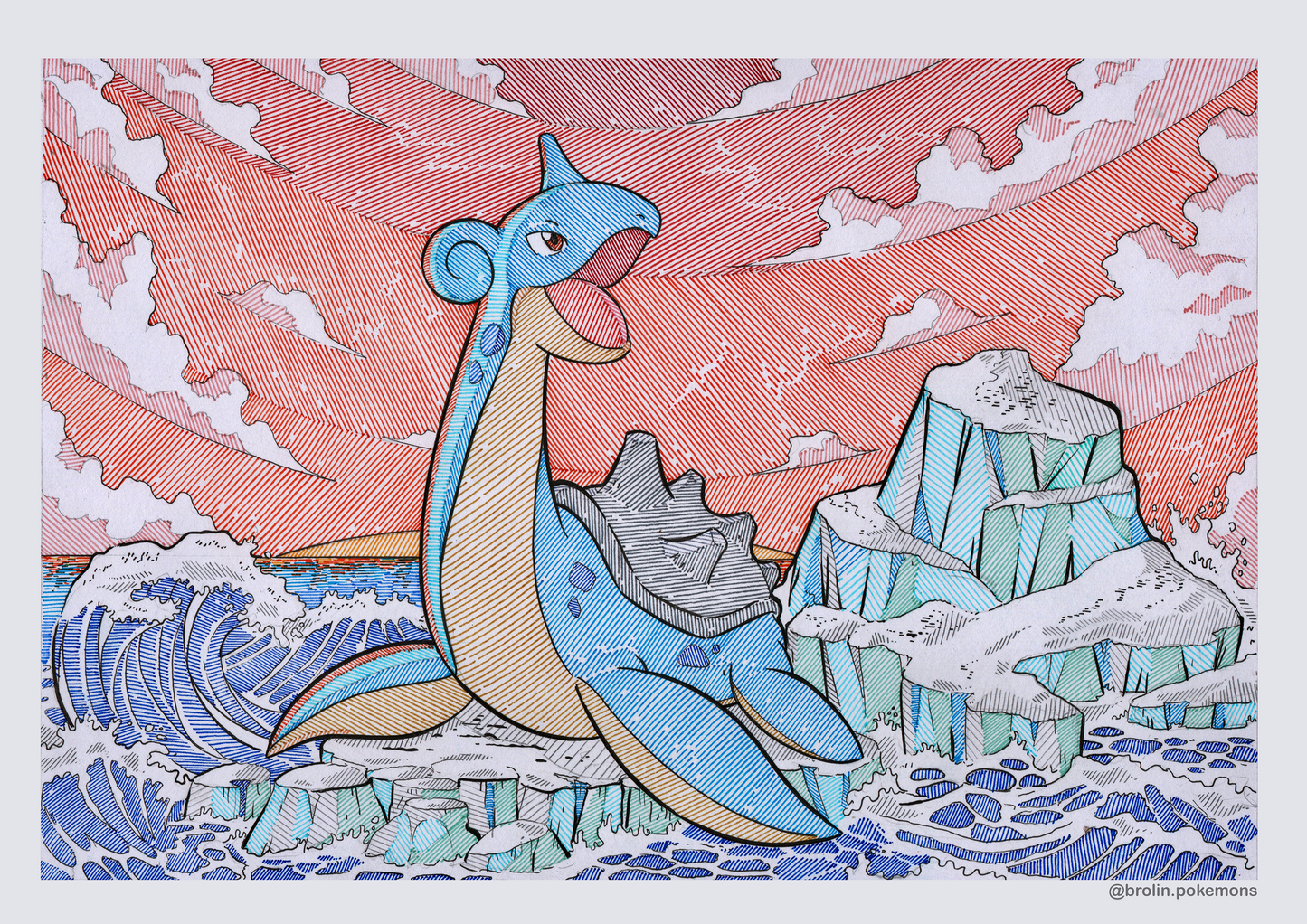Lapras Print