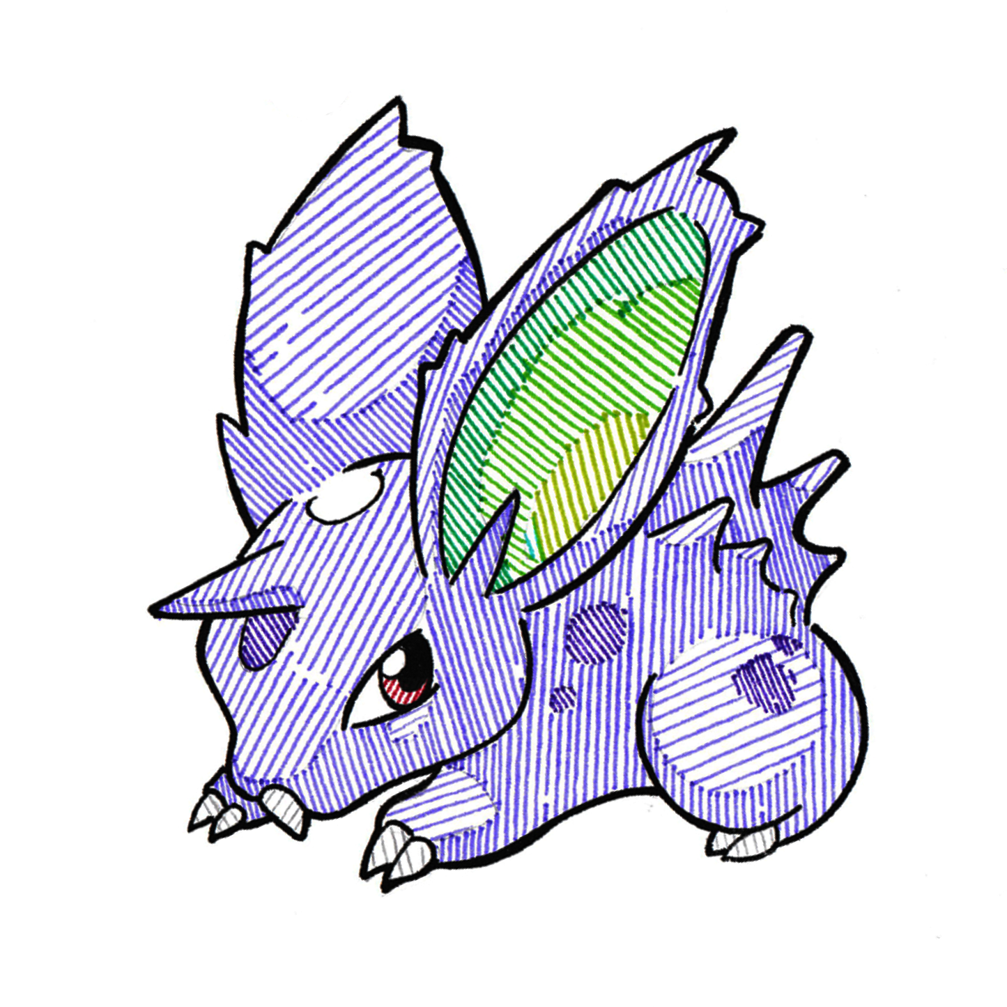 Nidoran (Male) Sticker - Small Size