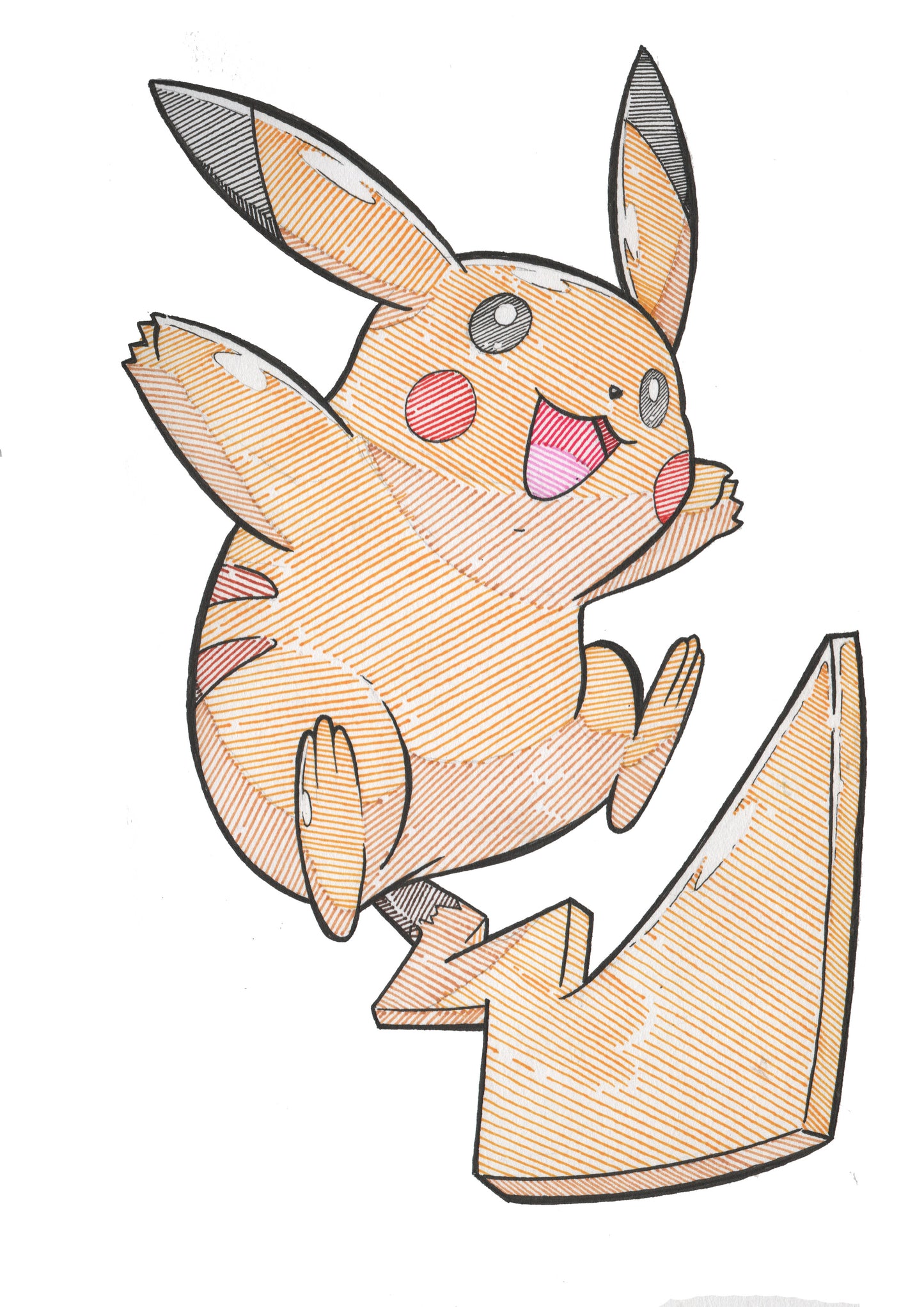 Pikachu Print (Large Size)