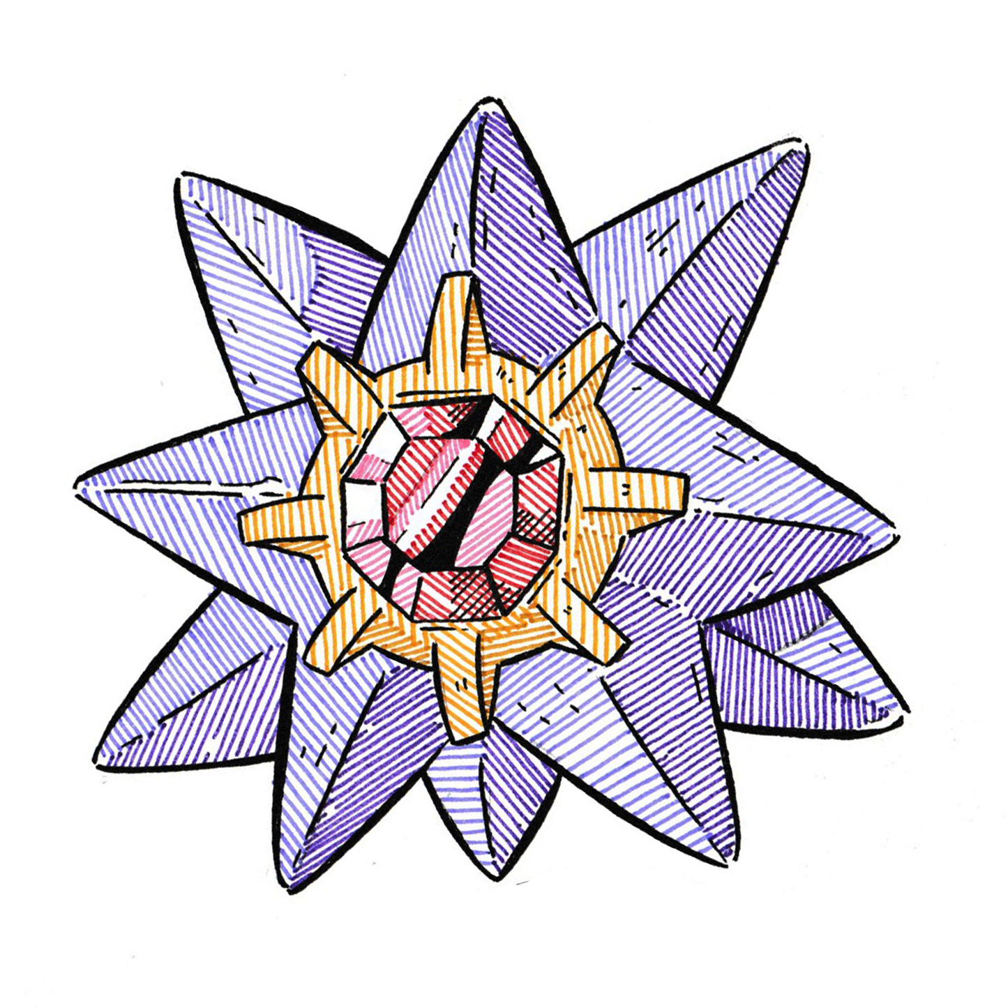 Starmie Sticker