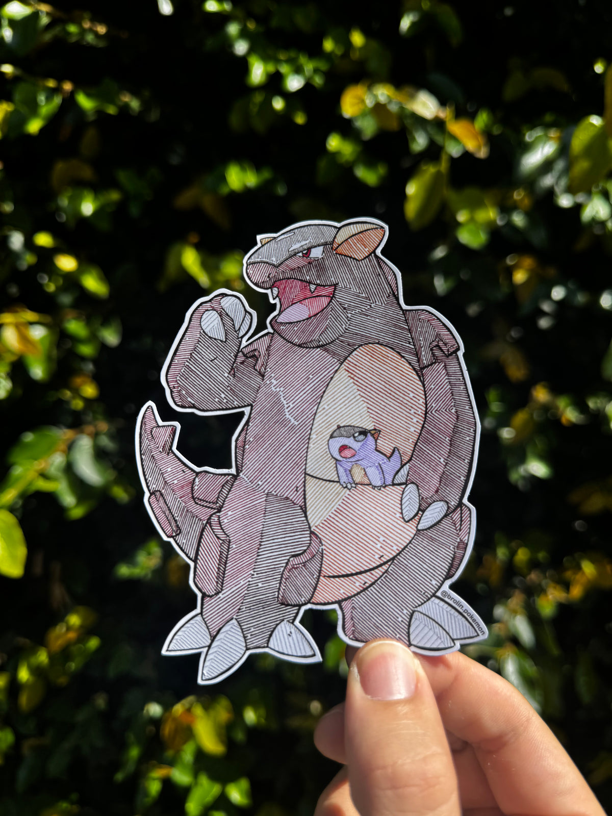 Kangaskhan Sticker - Type 2