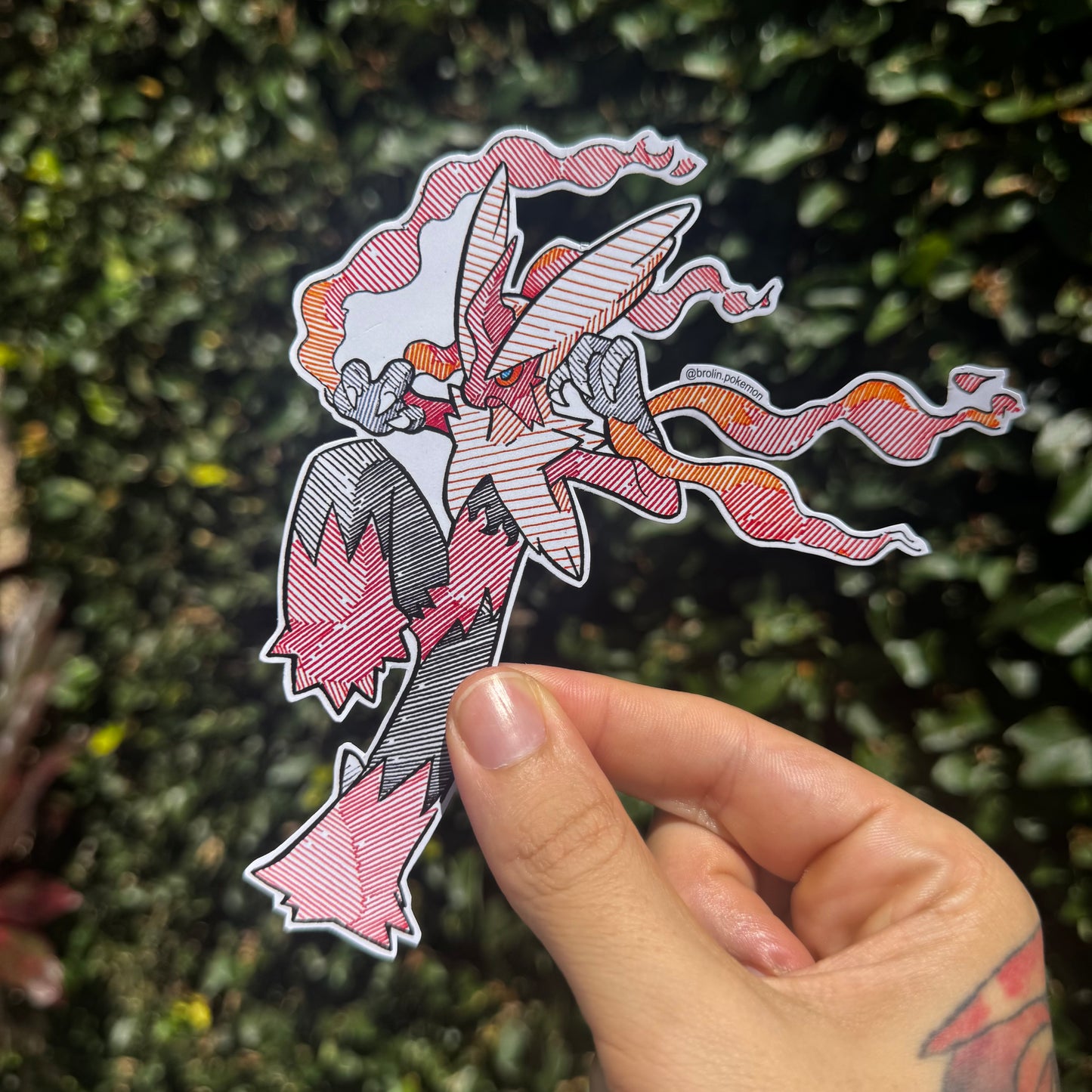 Mega Blaziken Sticker