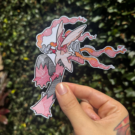 Mega Blaziken Sticker