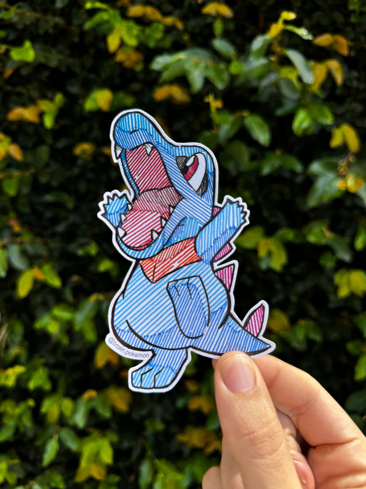 Totodile Sticker