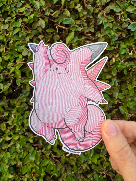 Clefable Sticker