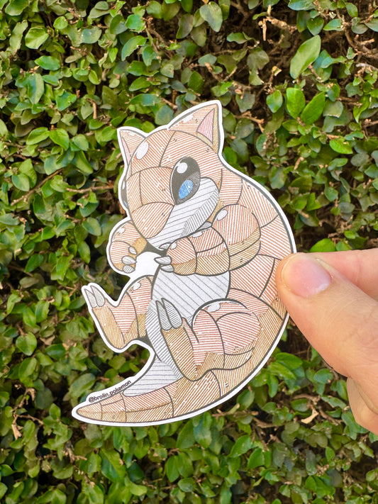 Sandshrew Sticker (Kanto Pokédex)