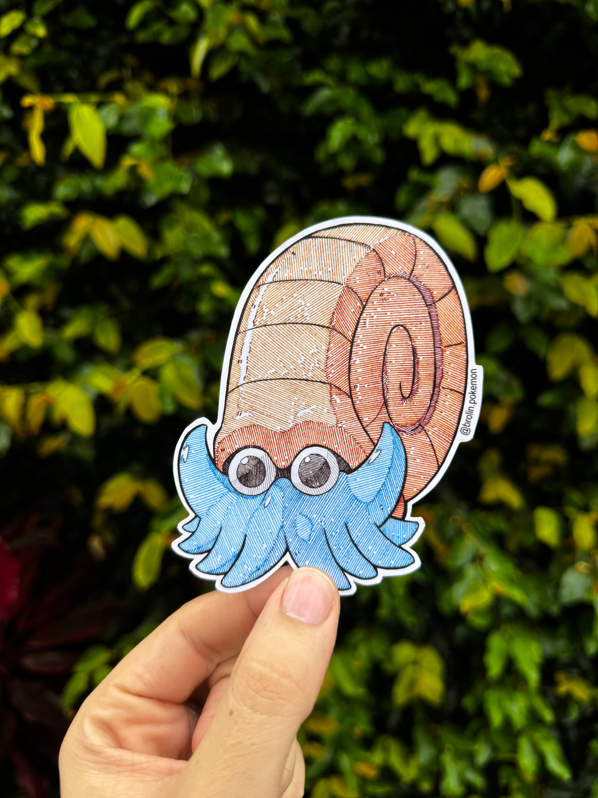 Omanyte Sticker