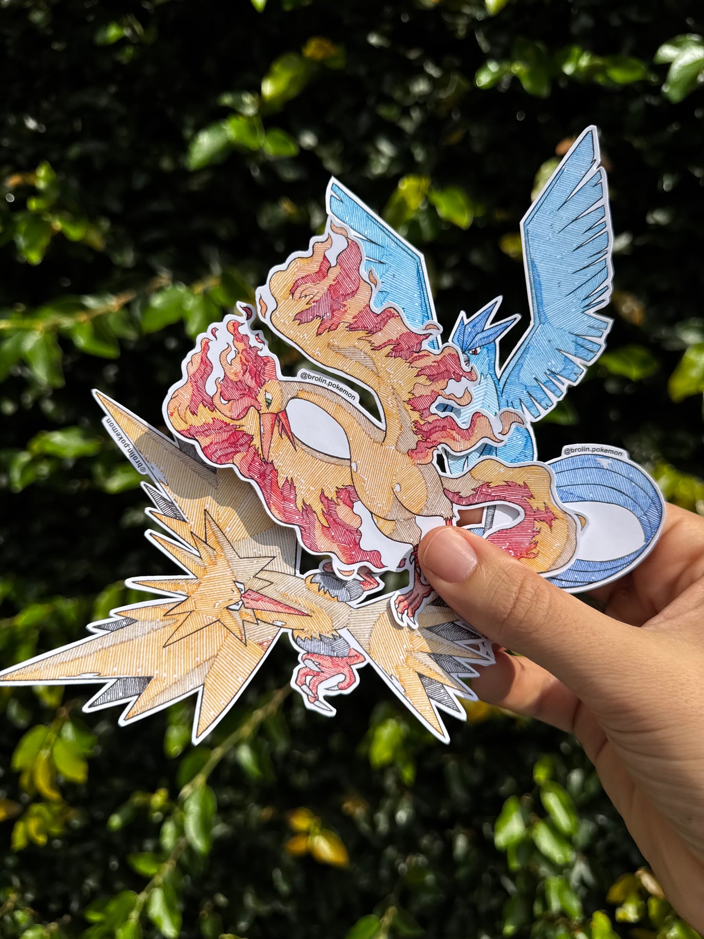 Zapdos, Moltres & Articuno Stickers