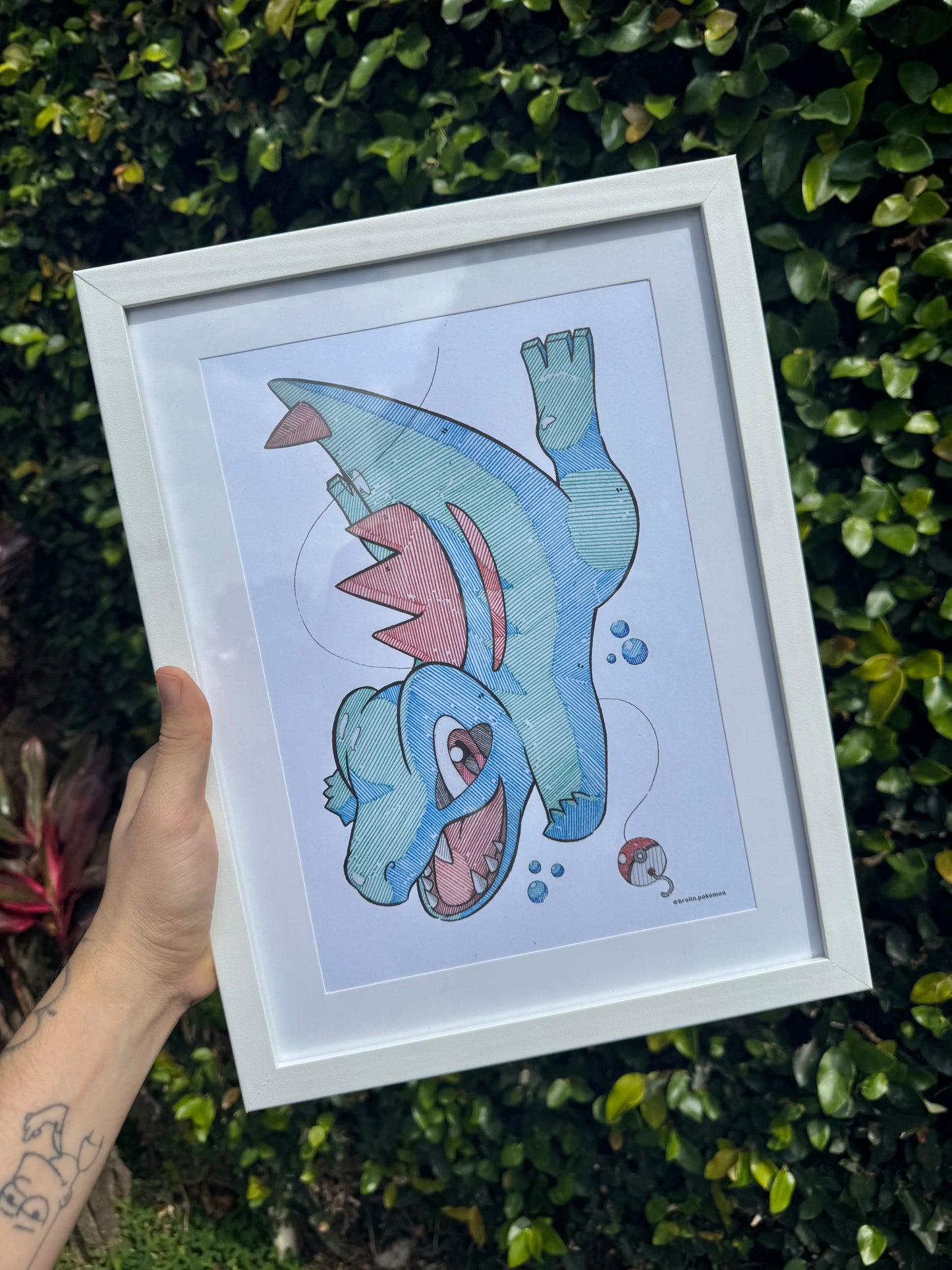 Totodile Print