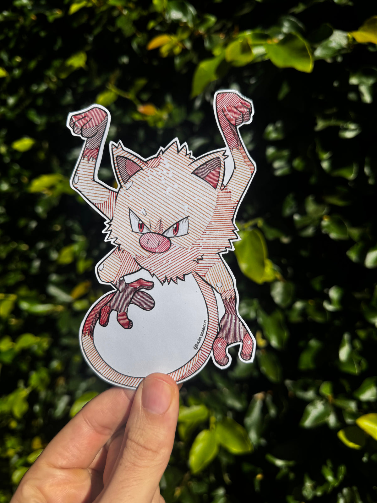 Mankey Sticker