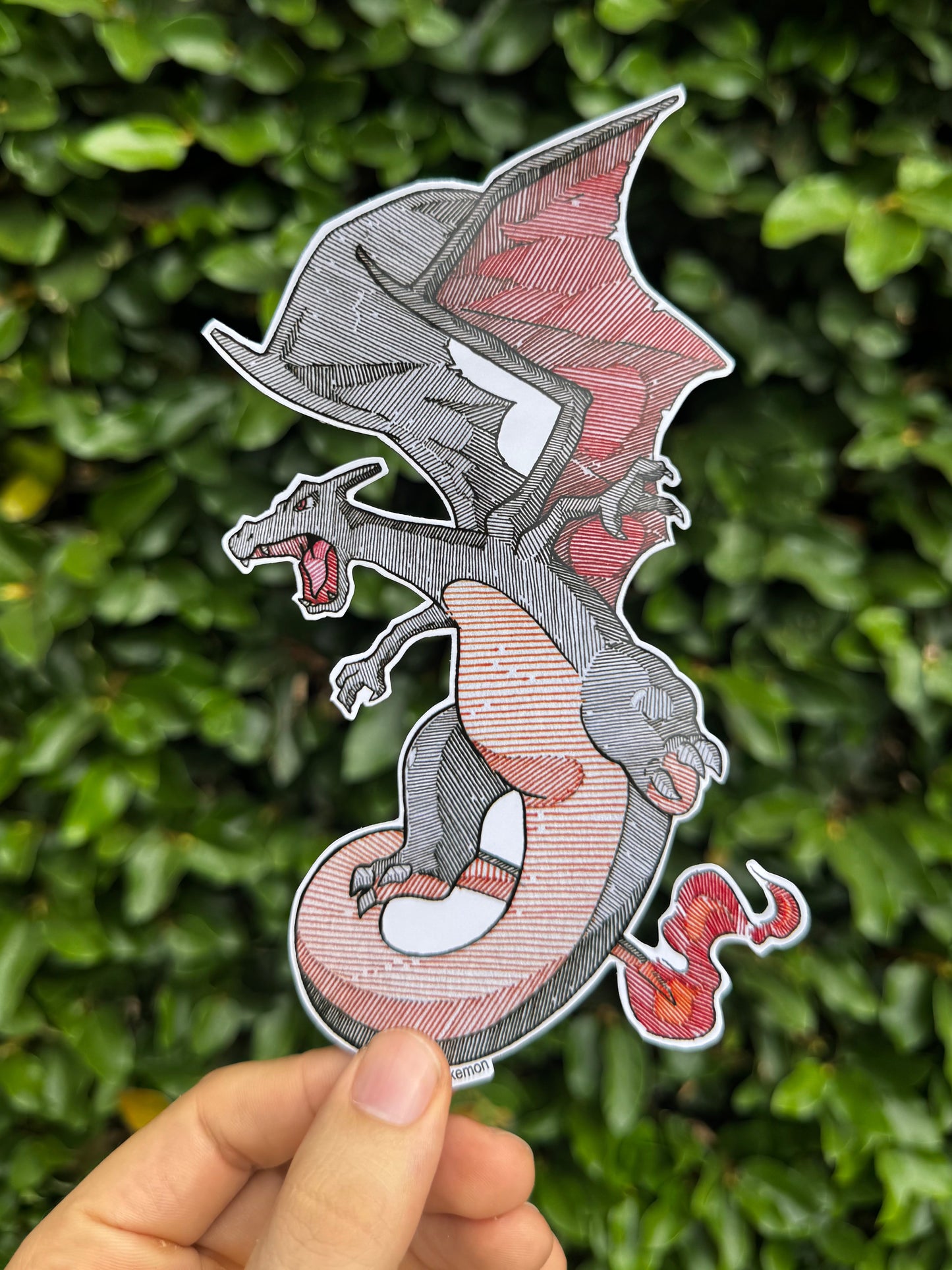 Shiny Charizard Sticker