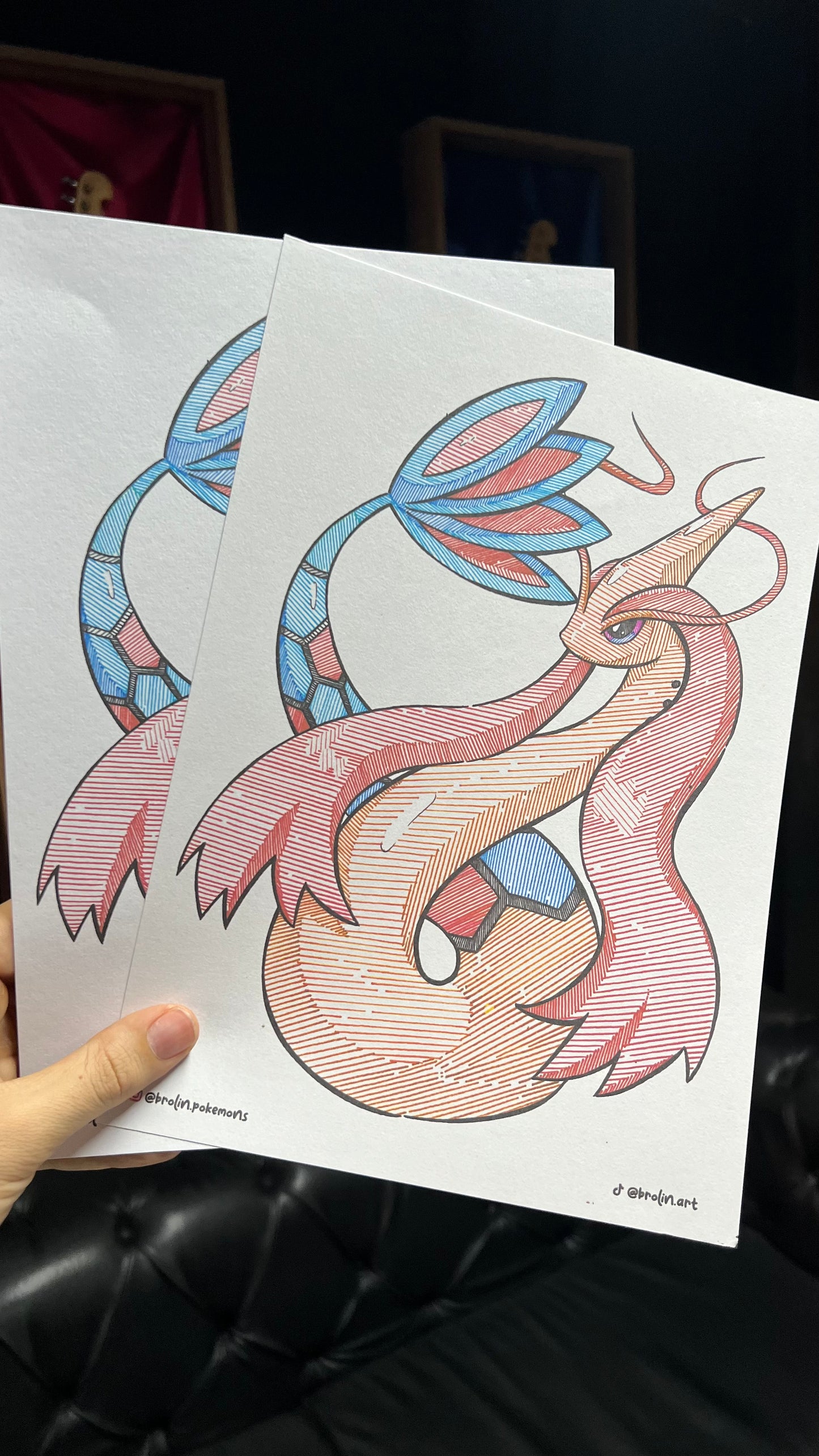 Milotic Print