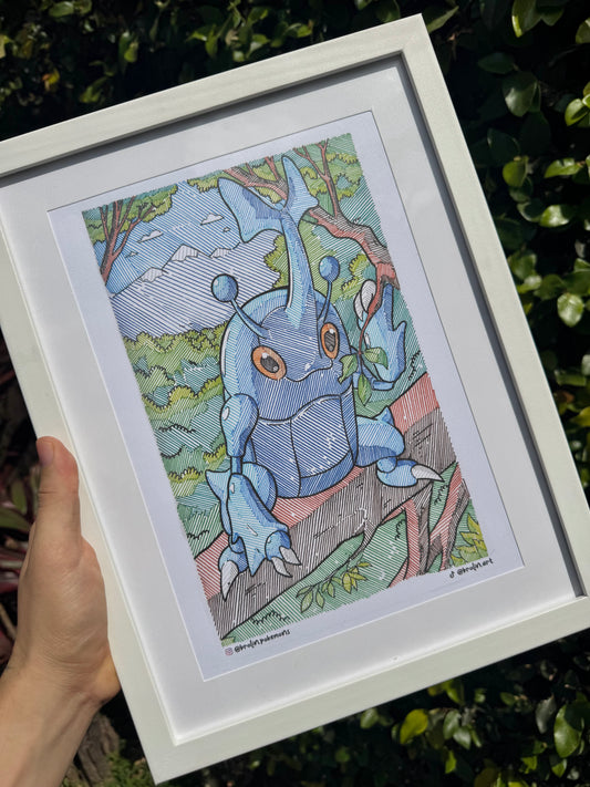 Heracross Print