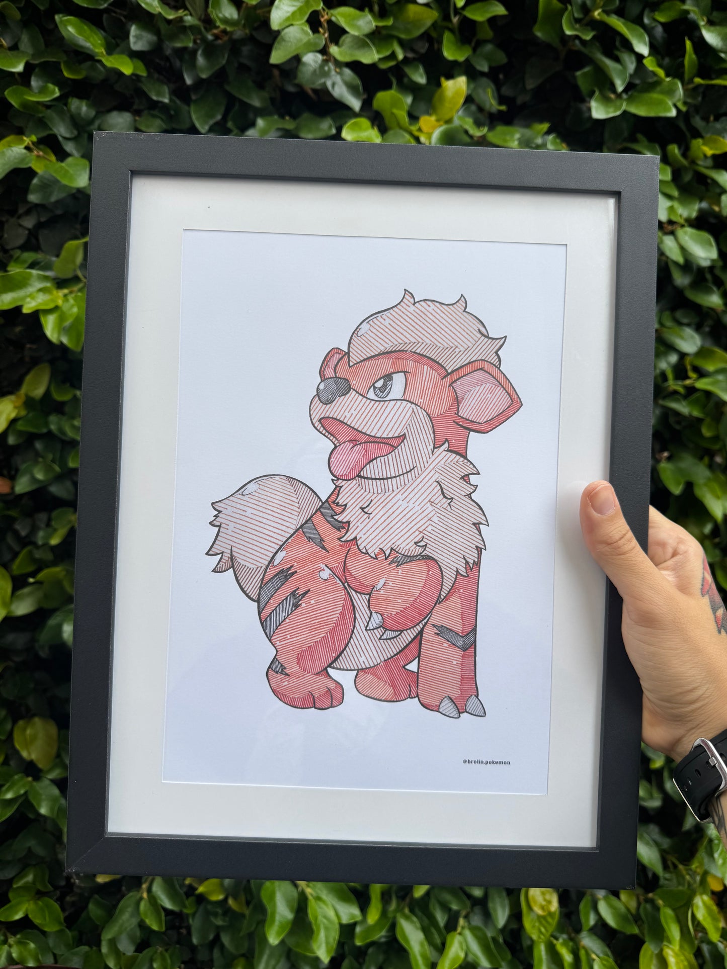 Growlithe Print