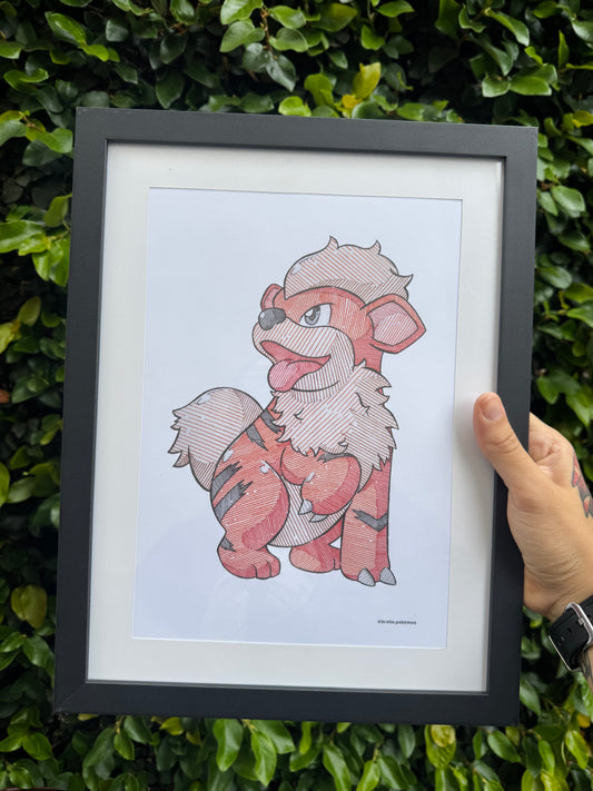 Growlithe Print
