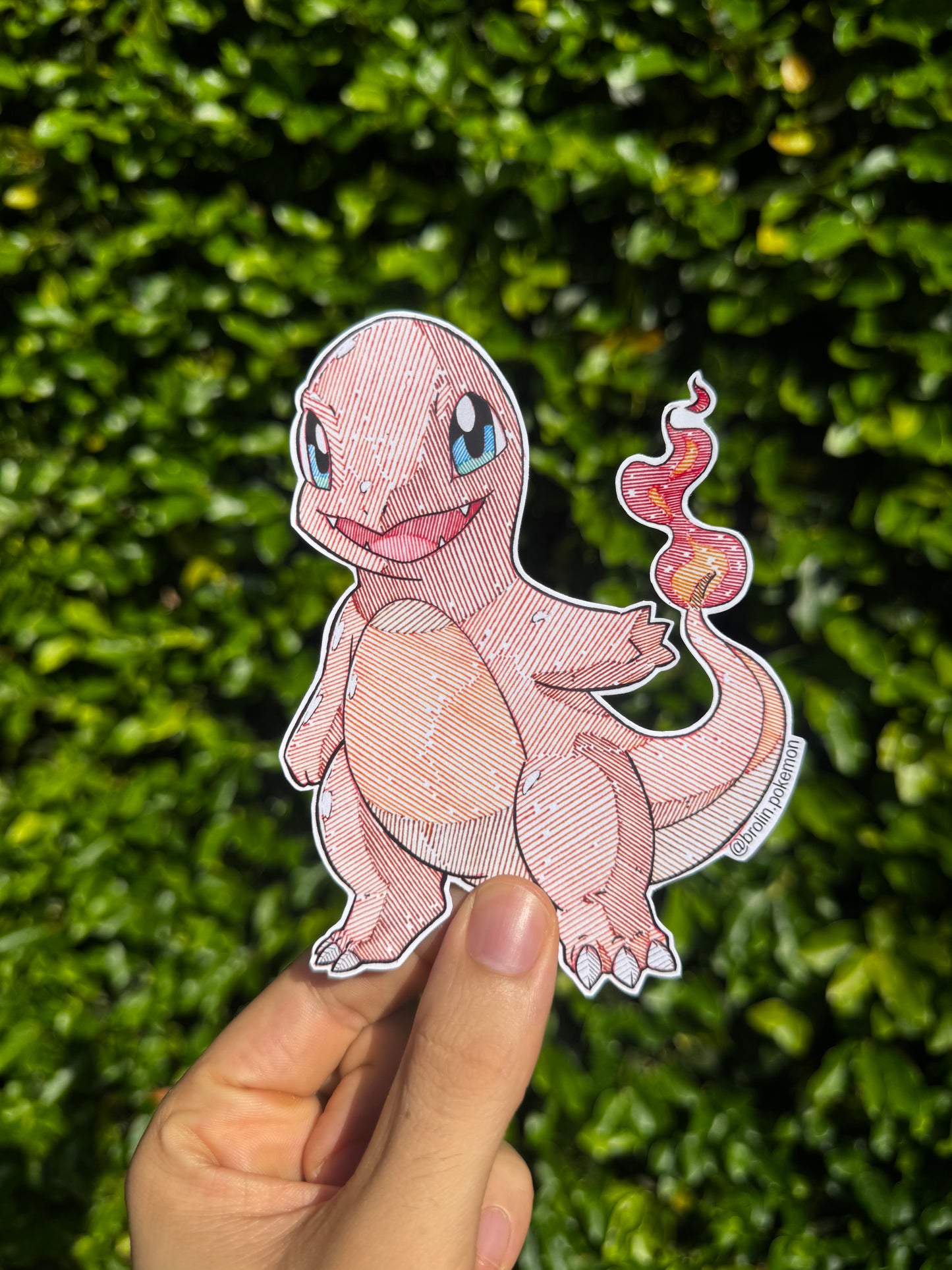 Shiny Charmander Sticker