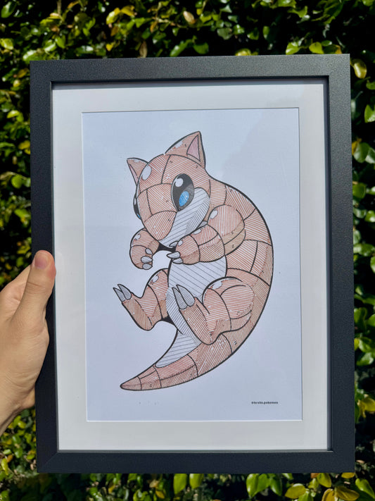 Sandshrew Print