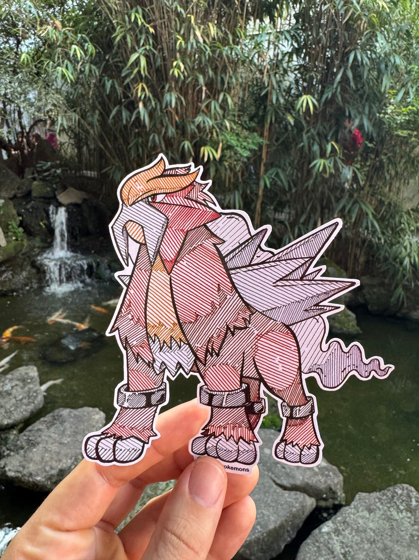 Entei Sticker