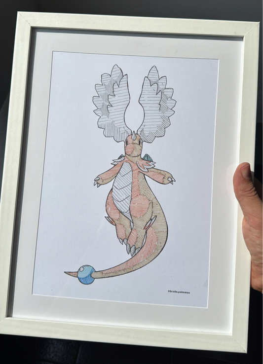 Mega Dragonite Print