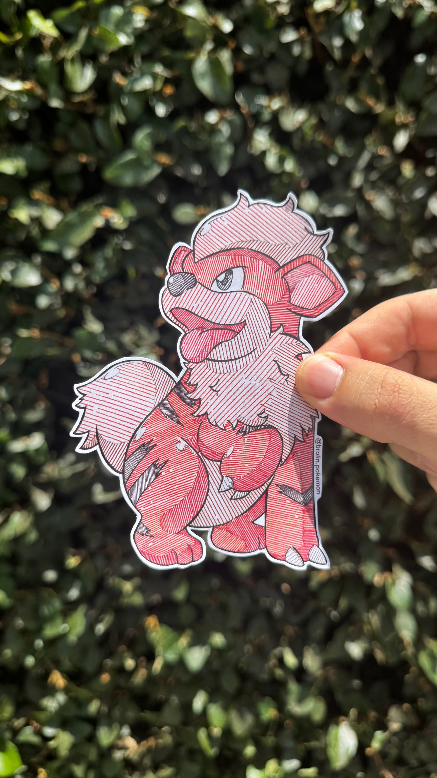 Growlithe Sticker - Type 2