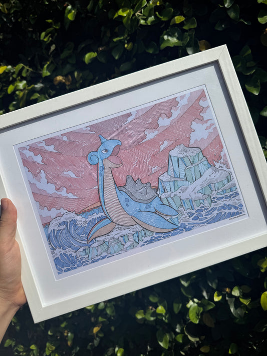 Lapras Print