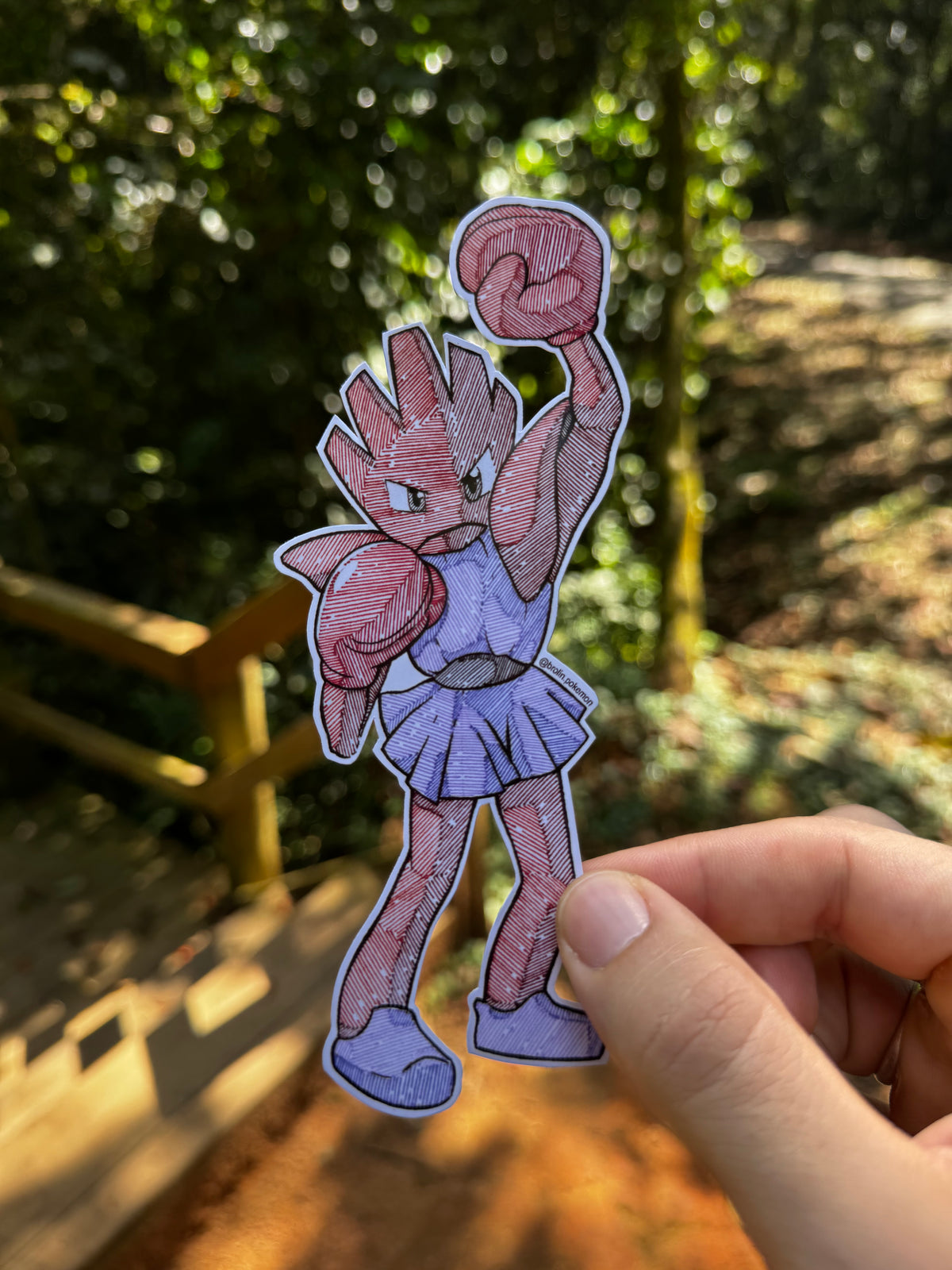 Hitmonchan Sticker - Type 2