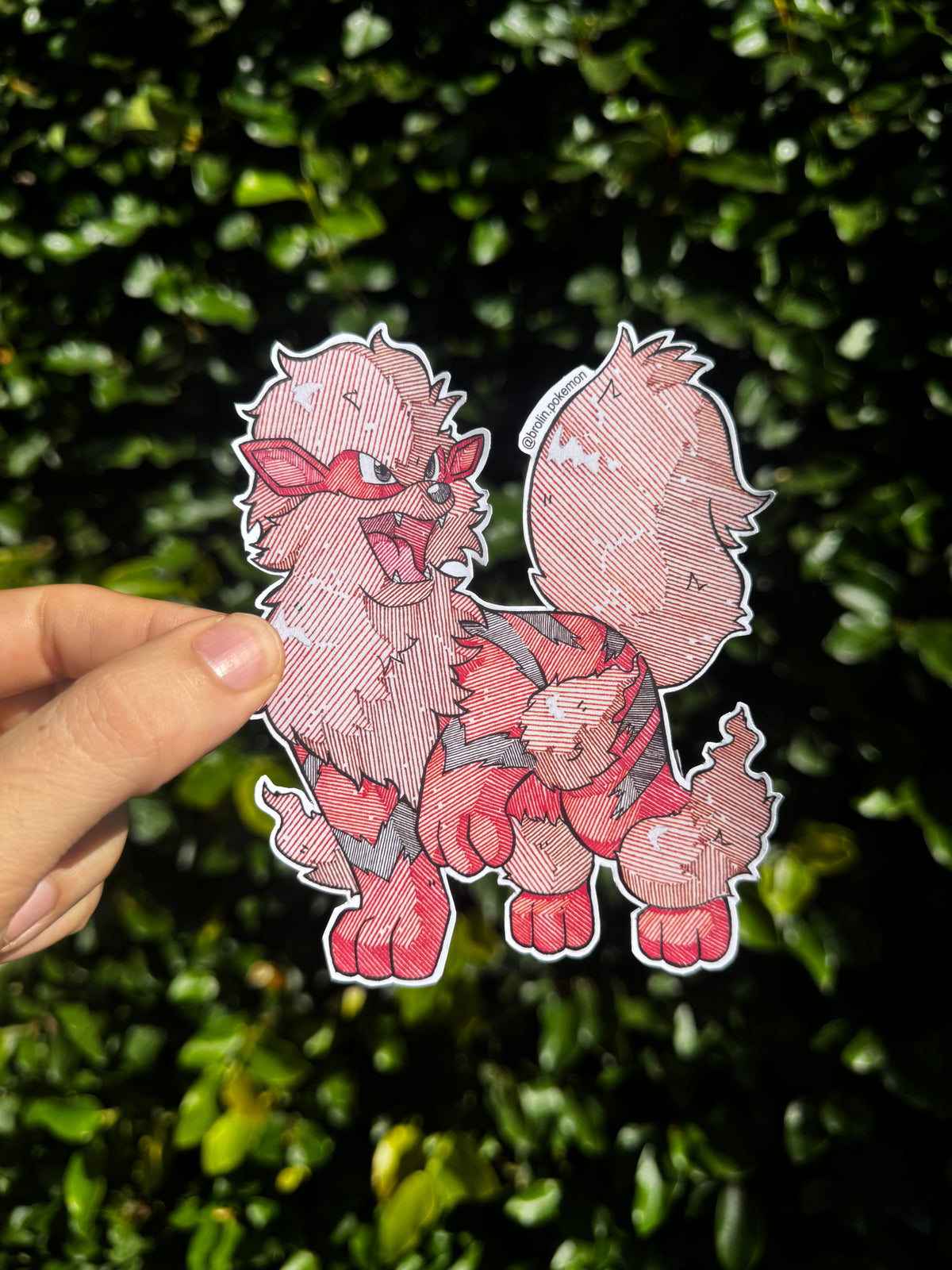 Arcanine Sticker - Type 2