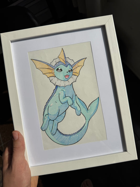 Vaporeon - Sketchbook Page