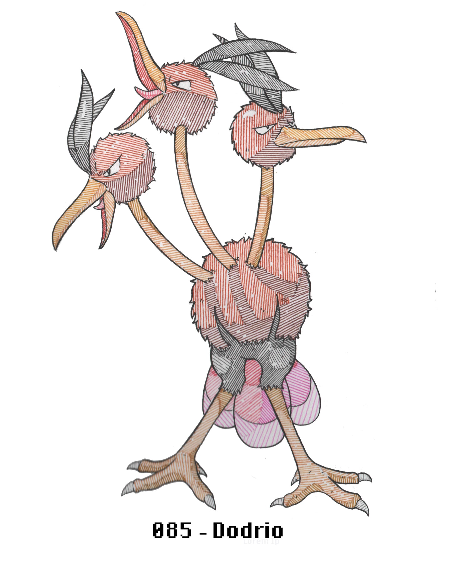 Dodrio Sticker - Type 2