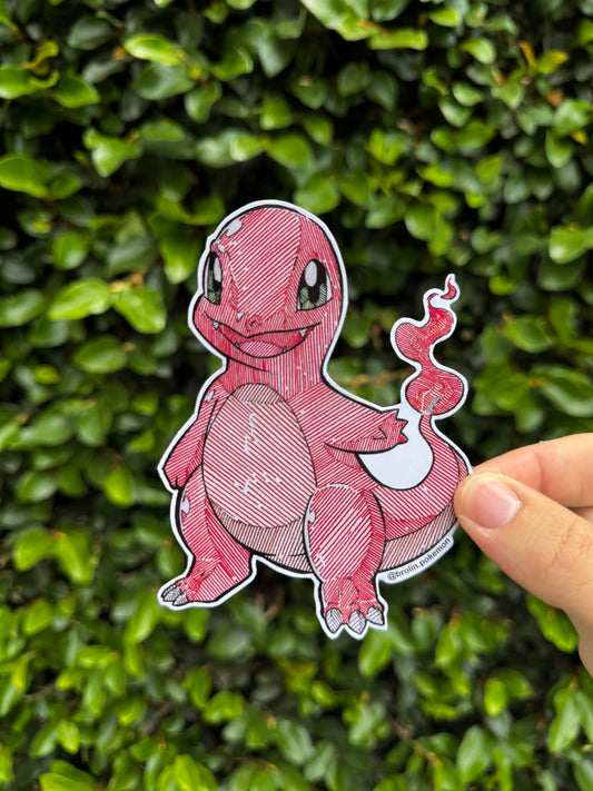 Charmander Sticker (Kanto Pokédex)
