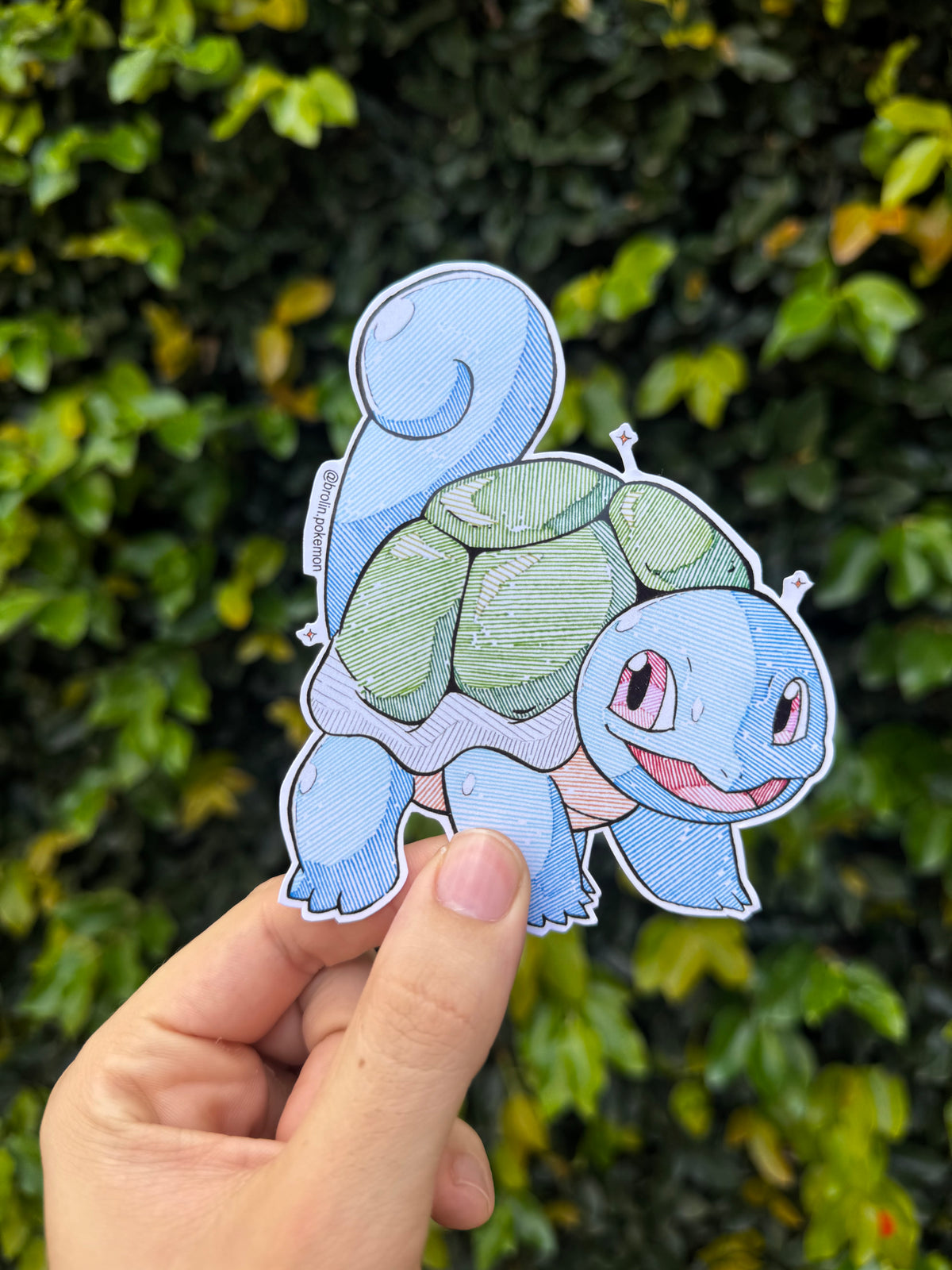 Shiny Squirtle Sticker
