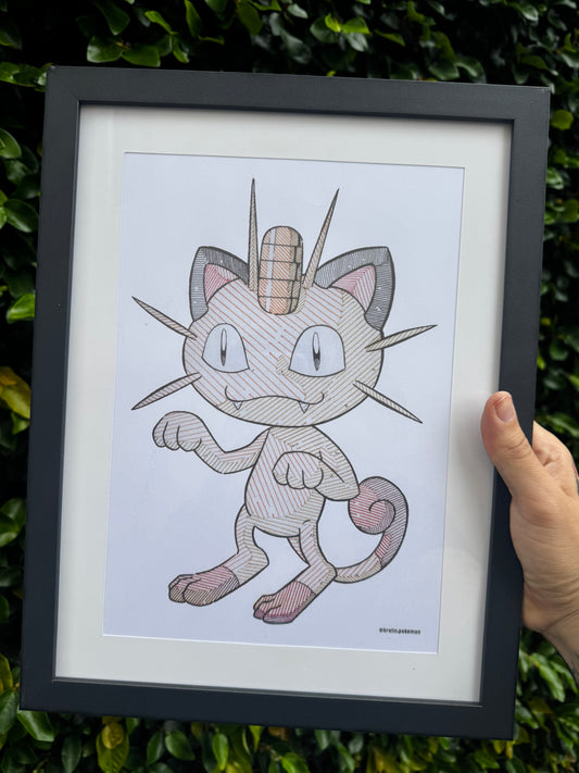 Meowth Print