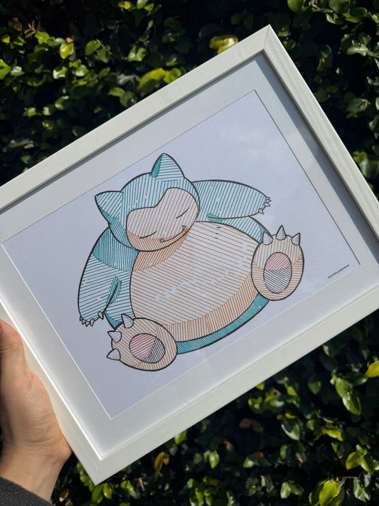 Snorlax Print